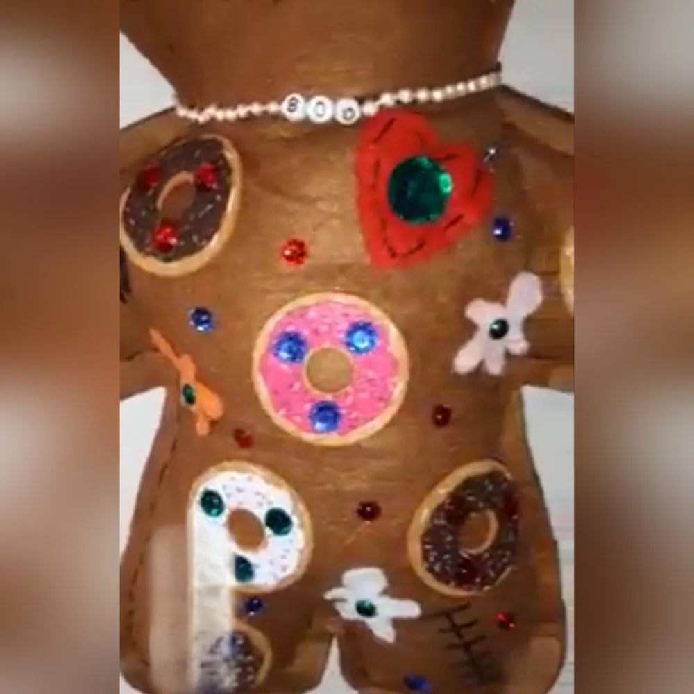 Custom Made Donut Themed Doo Doll approx 15